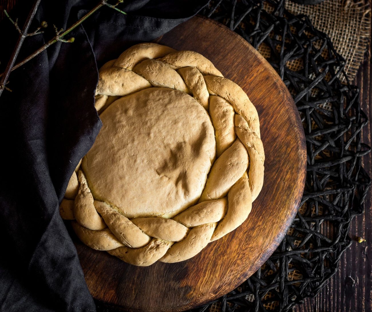 питка с бяло брашно за бъдни вечер