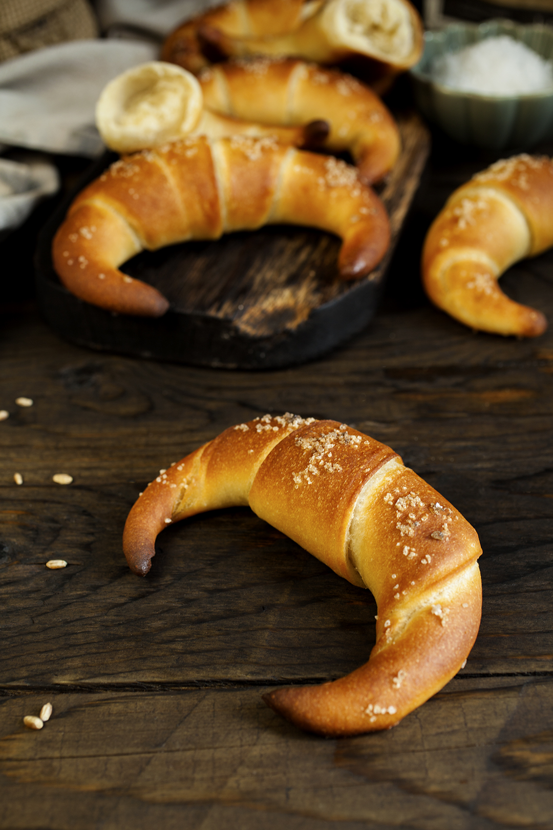 Шио пан кифлички с бяло брашно