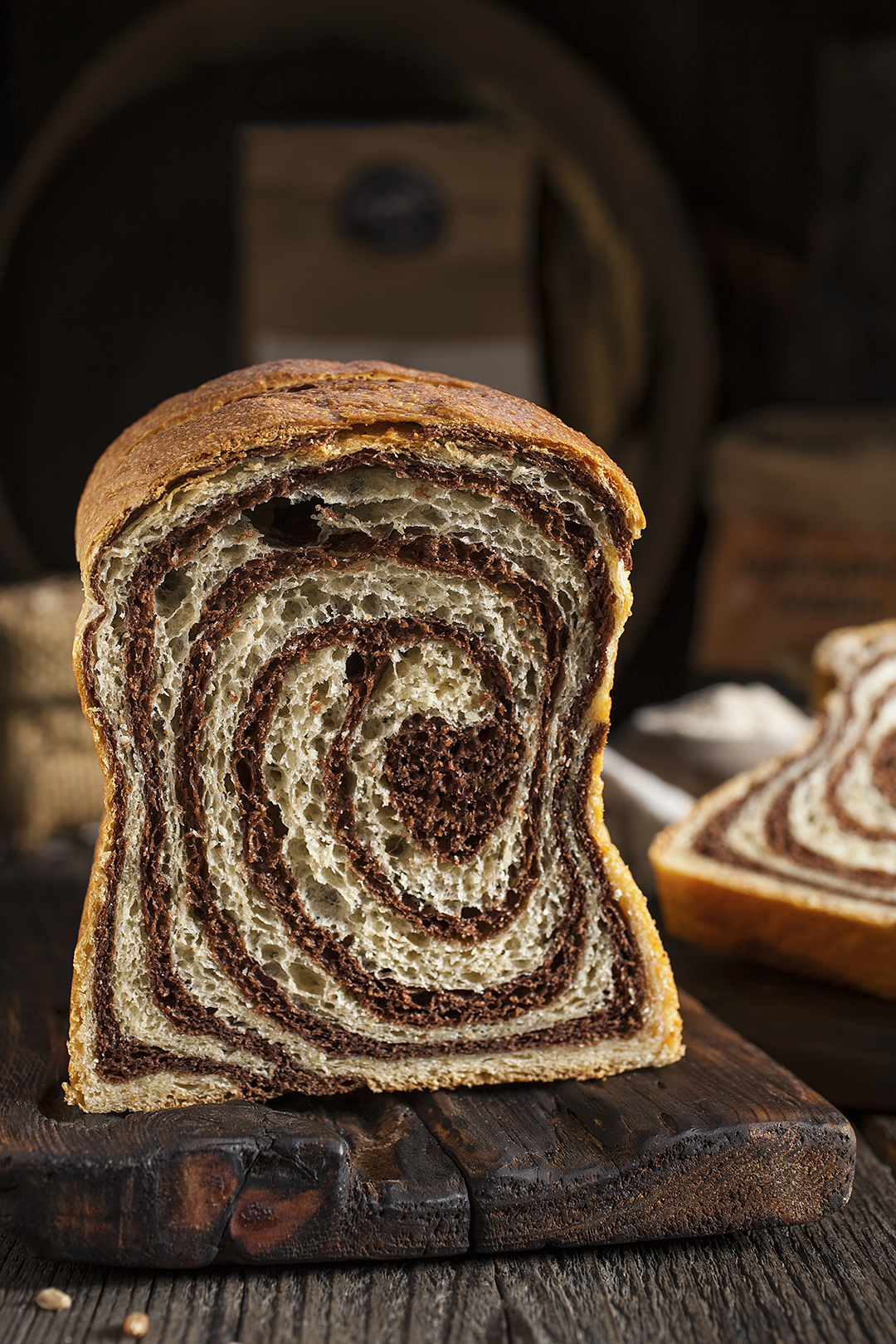 Cocoa swirl bread/Какаов хляб
