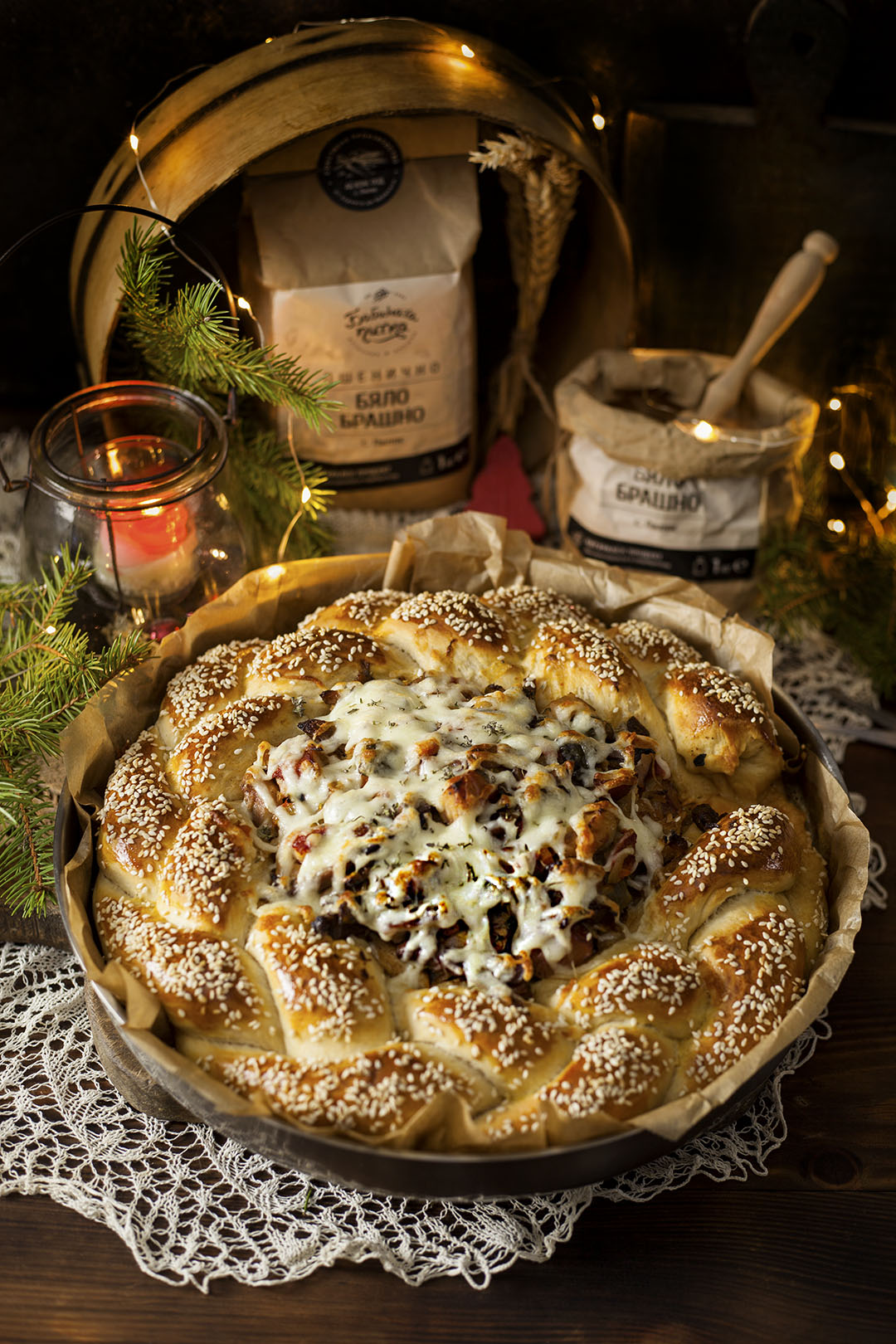 Традиционна пълнена пита  „Хайдушки калпак“