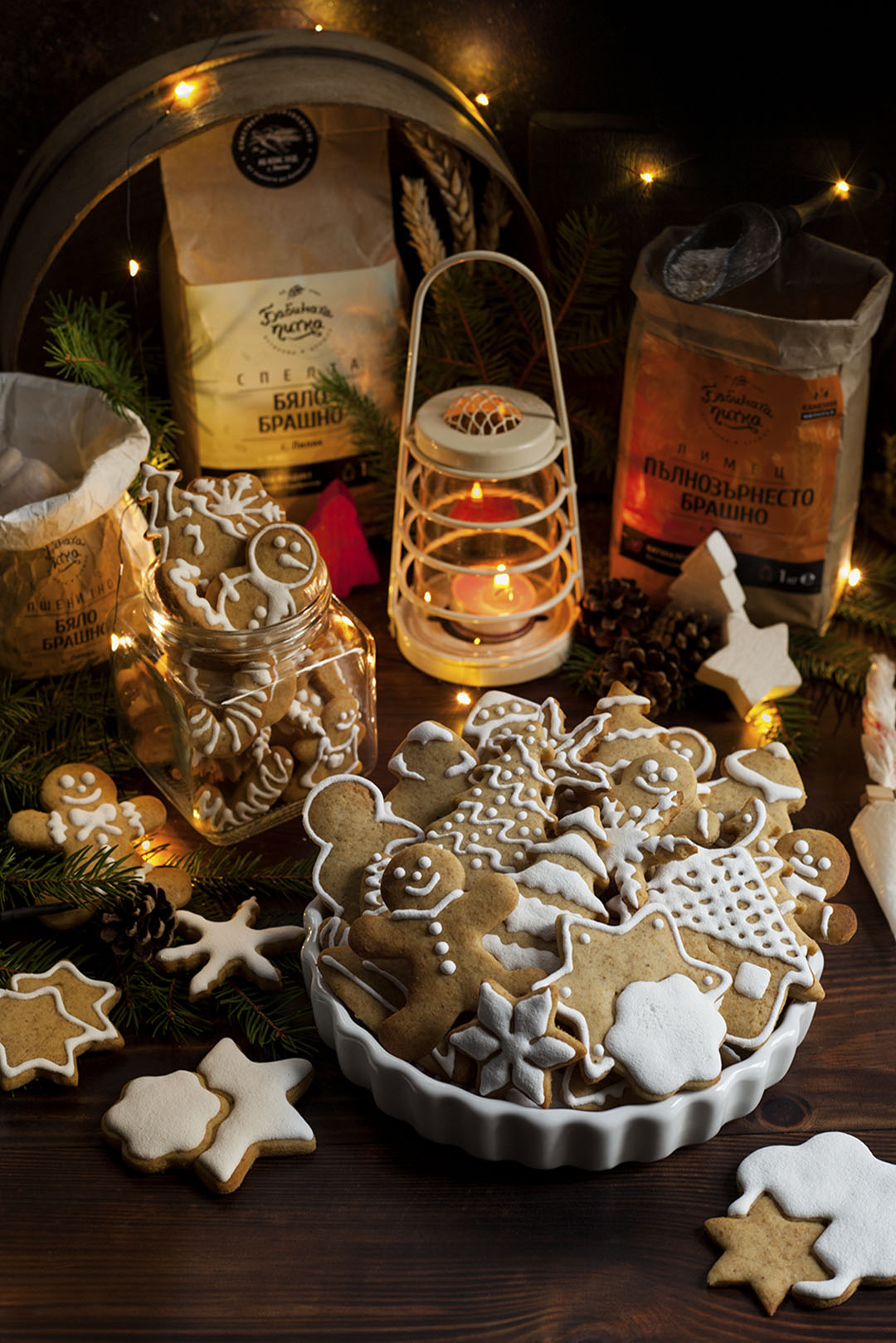 Коледни джинджифилови сладки