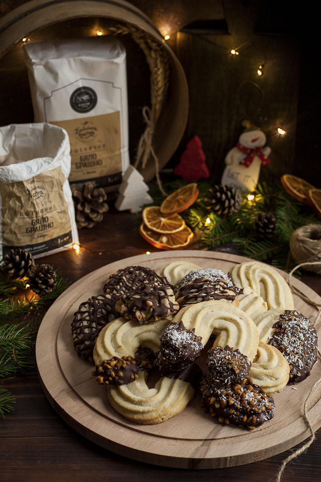 Виенски маслени сладки с бяло брашно