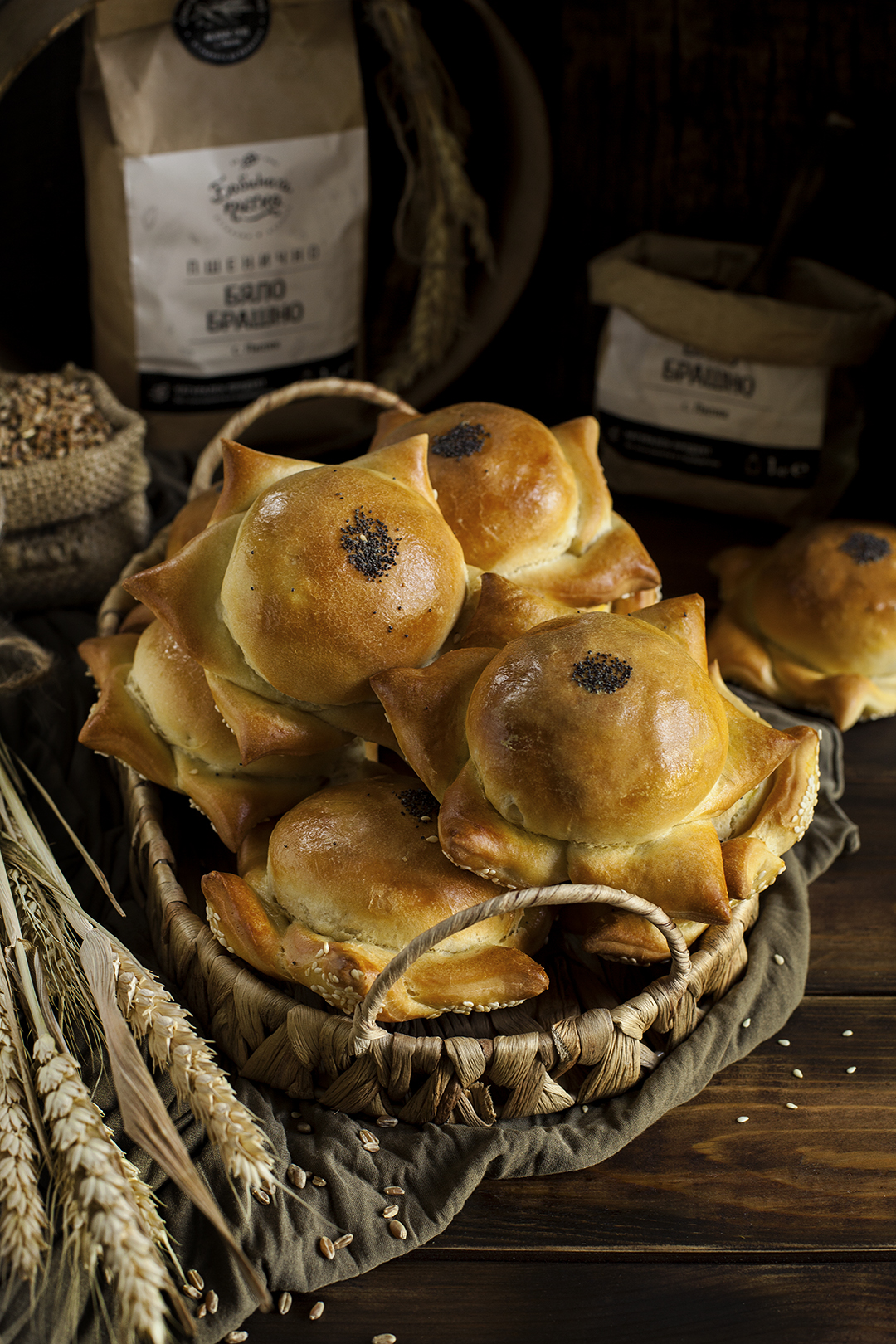  Питки „Слънчоглед“ с квас