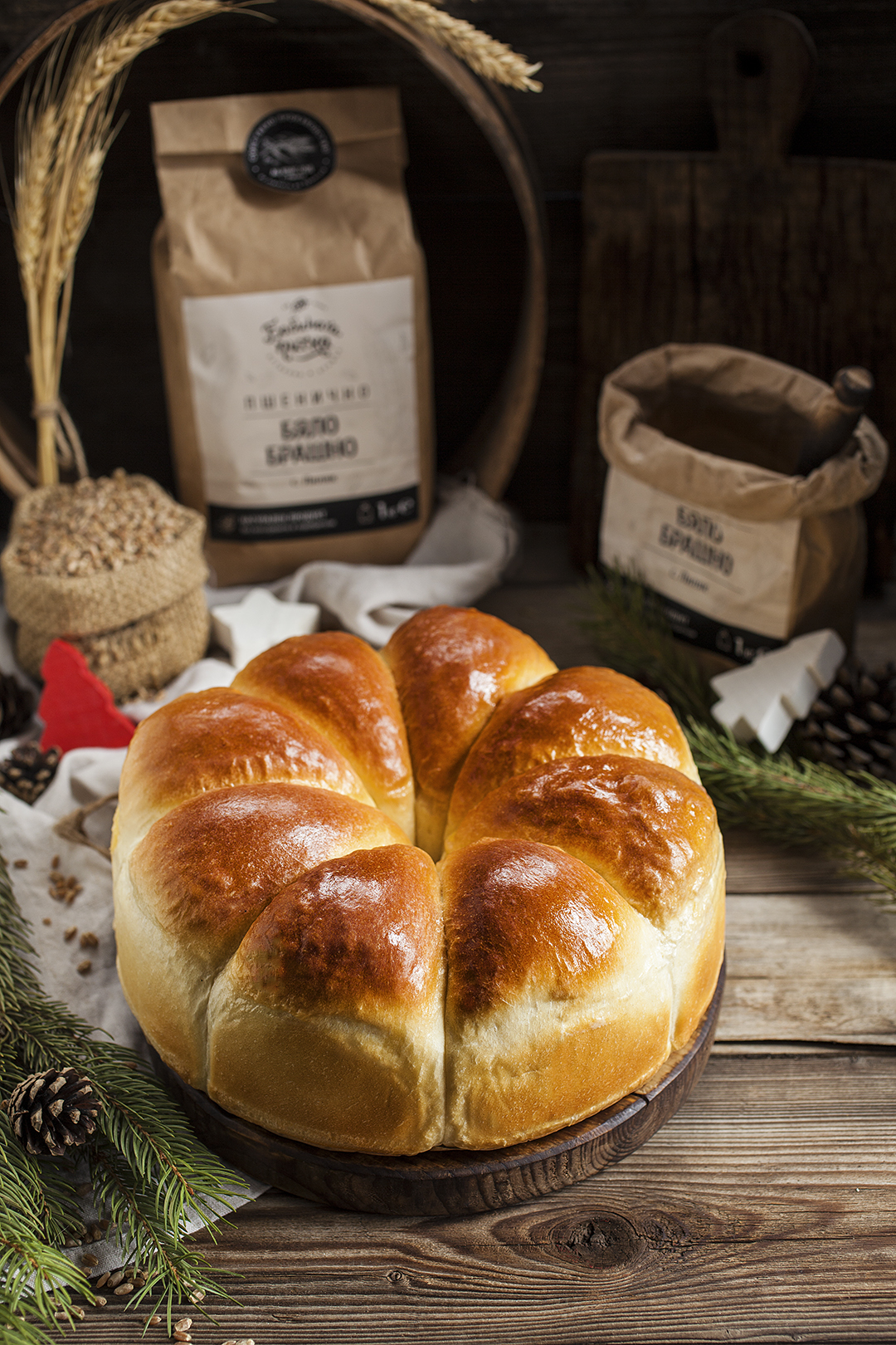 Млечна въздушна питка с мая